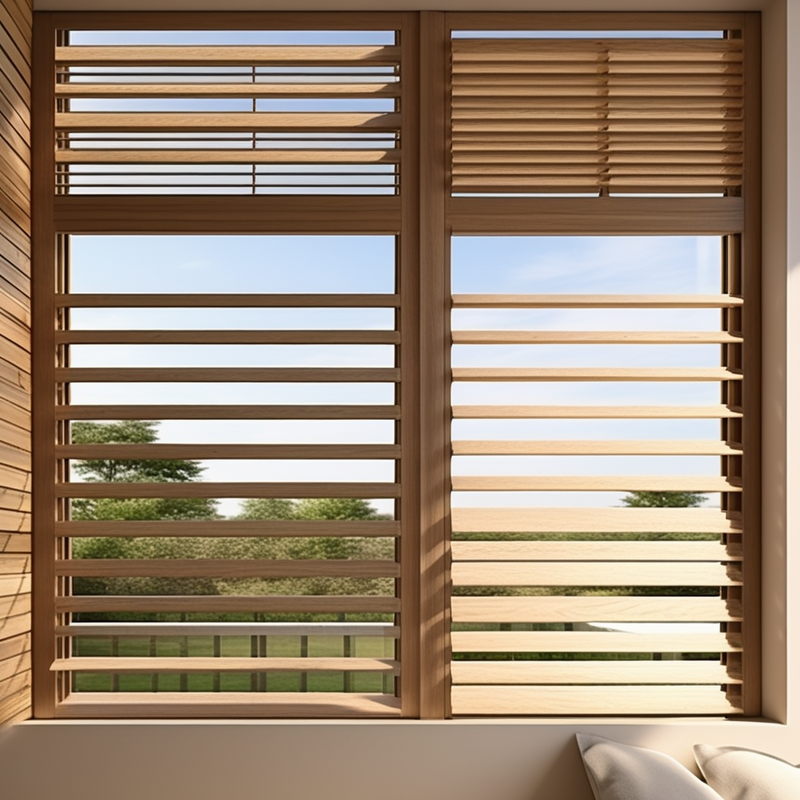 Wood Plantation Shutter Paulownia Wood Plantation Shutter With