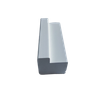 High Quality PVC Shutter Components L Frame Plastic Shutter Parts L Shape Frame Plantation Shutters Australia