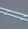 White Color Metal Invisible Rod for PVC Plantation Shutters Windows Hardwares Replacement Repair