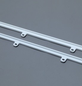 White Color Metal Invisible Rod for PVC Plantation Shutters Windows Hardwares Replacement Repair