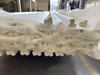 Modern Office Building PVC Plantation Shutters Components T Post