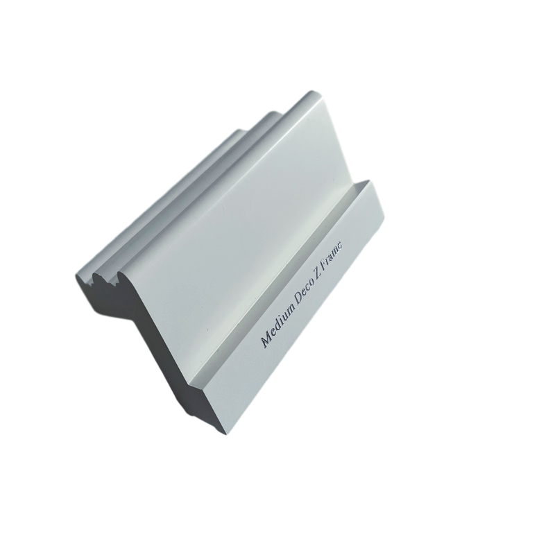 Supplier of Traditional PVC Shutter Components 2.5inch Monterey Z Frame for PVC Plantation Shutters