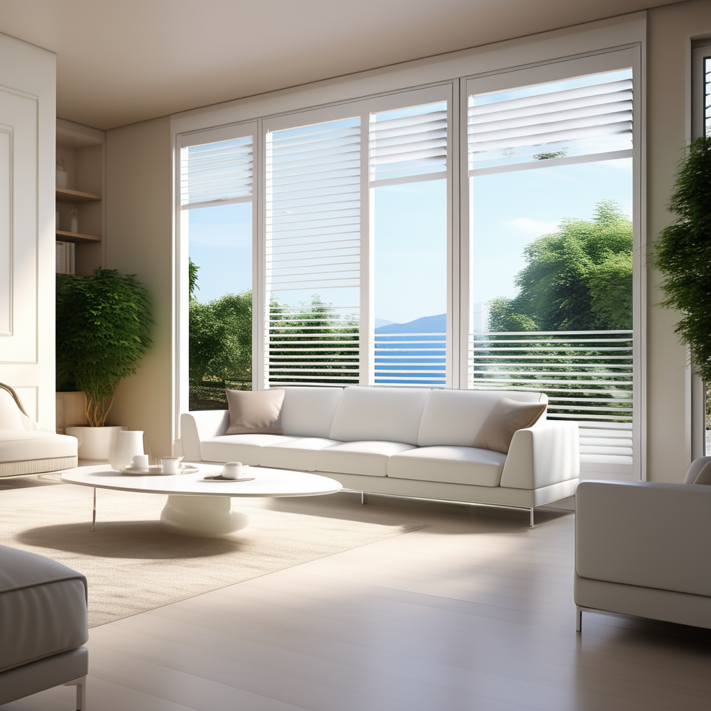 Moisture Resistance Anti-aging R-C High Quality Poly Plantation Shutters From China