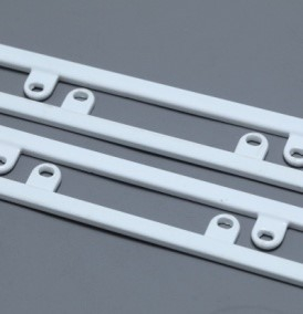 White Color Metal Invisible Rod for PVC Plantation Shutters Windows Hardwares Replacement Repair