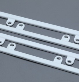 White Color Metal Invisible Rod for PVC Plantation Shutters Windows Hardwares Replacement Repair