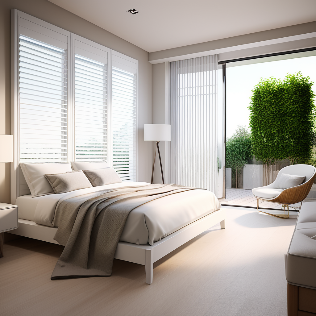 Wholesales Customized White PVC Plantation Shutters Windows Blinds Popular in The Australia Market
