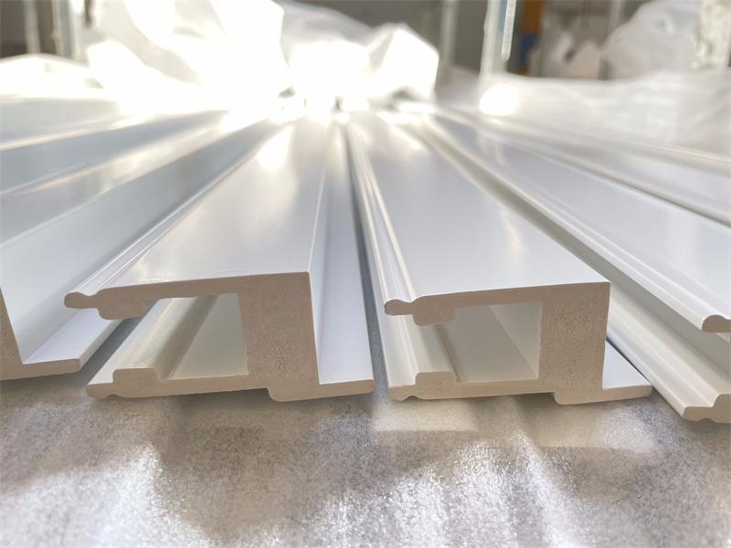 White Painted Eco-frindly PVC Plantation Shutters Components 2inch Astragal Stile for Australia Market