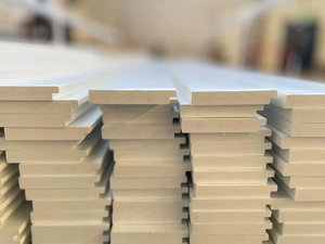 Wholesale Price 4 5/8*3/4 Inch Rail Reinforced Rail of PVC Plantation Shutters for Window Door Shutter Blind