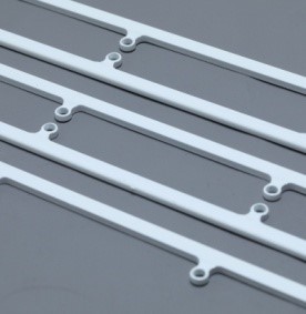White Color Metal Invisible Rod for PVC Plantation Shutters Windows Hardwares Replacement Repair