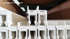 White Painted Eco-frindly PVC Plantation Shutters Components 2inch Astragal Stile for Australia Market