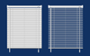 Aluminum Airfoil Louver Blade Outdoor Exterior Waterproof Louvered Sun Shading 6063 Aluminium Plantation Shutter 